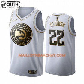Maillot NBA Atlanta Hawks Cam Reddish 22 Nike 2019-20 Blanc Golden Edition Swingman - Enfant